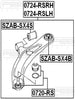 FEBEST SZAB-SX4B Control Arm Bushing