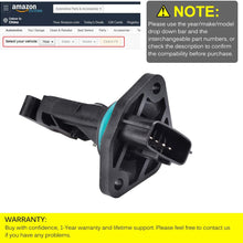 FAERSI Mass Air Flow Sensor Meter MAF 22680-4M500 22680-6N201 for Infiniti G20 I30 Maxima Sentra, 2000-2002 G20 2.0L, 2000 2001 I30 Maxima 3.0L & Sentra 2.0L
