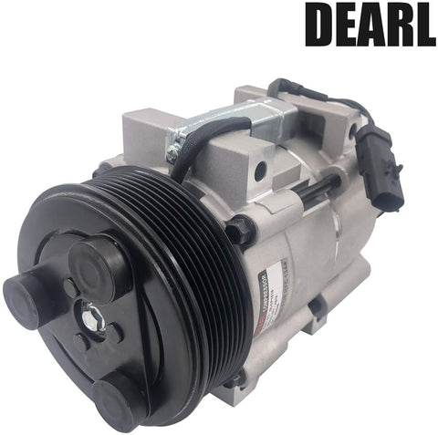 Dearl A/C AC air condition compressor with Clutch L6 5.9L 6.7L compatible with Dodge 06-09 Ram 2500 3500 Pickup / 05-08 Ram 4000/08-10 Ram 4500 5500 06 07 08 09 10 (2006 2007 2008 2009 2010)