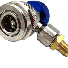Nikauto 1Pair r134a High & Low Pressure Automotive Air Conditioning Quick Coupler Connector Adapters