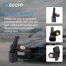 ECCPP Front Left ABS Wheel Speed Sensor Compatible with 2006-2013 Audi A3,2008-2011 Audi TT,2004-2005 Porsche Carrera GT,Vw Beetle Golf City GTI Jetta Bora CC Eos ALS430 Set of 1