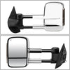 DNA Motoring TWM-003-T999-CH-SM+DM-SY-022 Pair of Towing Side Mirrors + Blind Spot Mirrors