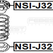 FEBEST NSI-J32L Lower Spring Mount