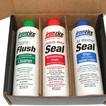 The 3 Pack of Irontite Additives - Thoro-Flush, All Weather Seal and Ceramic Motor Seal. 468-9190-16