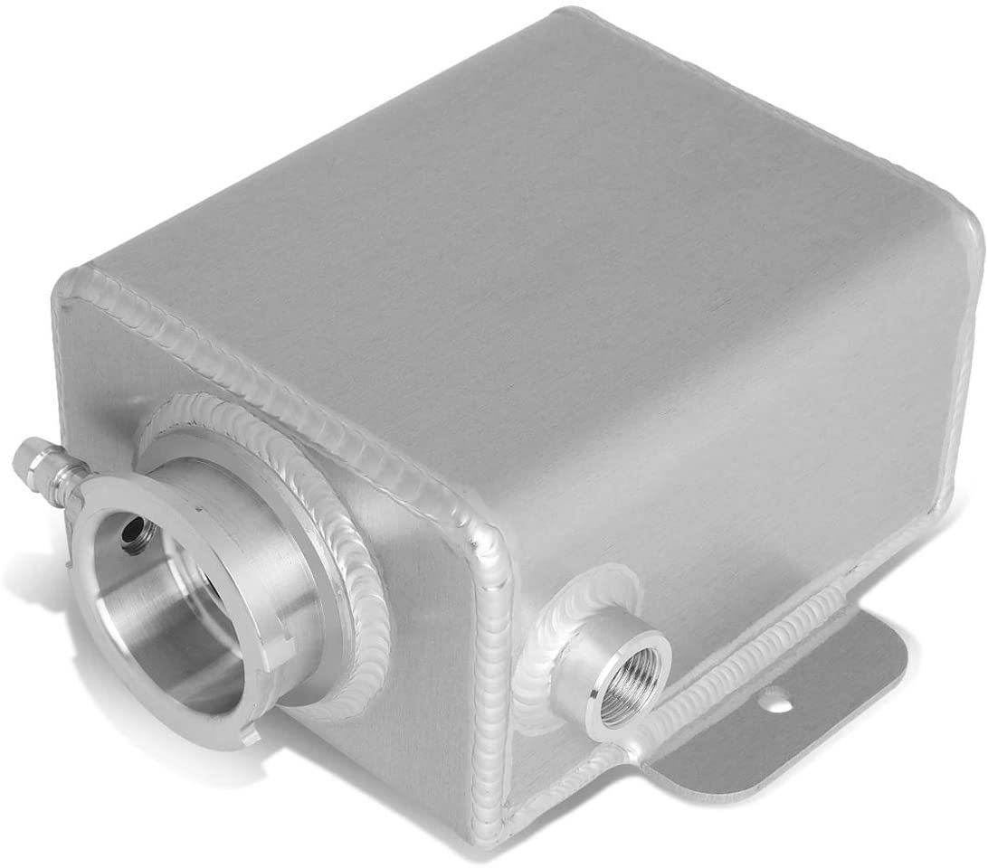 Universal 1.25 Qt Aluminum Radiator Coolant Expansion Overflow Tank Reservoir Replacement