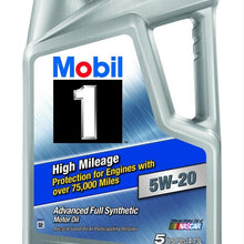 Mobil 1 (120768 High Mileage 5W-20 Motor Oil - 5 Quart