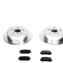 Power Stop K5333 Rear Brake Kit with Drilled/Slotted Brake Rotors and Z23 Evolution Ceramic Brake Pads