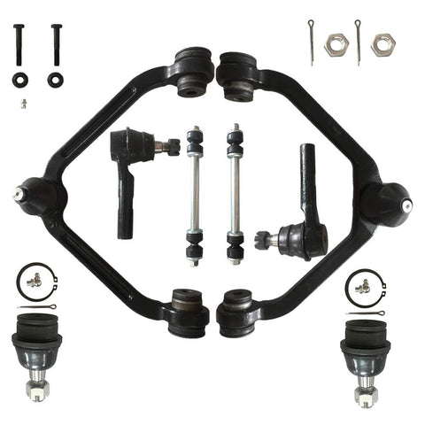 10Pcs Complete Suspension Kit Front Upper Control Arm w/Ball Joint Sway Bar End Links fit for 1995-2001 ford Explorer & 1998-2011 ford Ranger 1997 1998 1999 2000 2001 Mercury Mountaineer