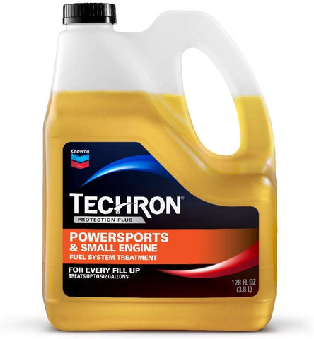 Chevron Techron 266707183 Protection Plus Powersports & Small Engine Fuel System Treatment, 128 oz