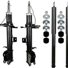 Shocks Struts,ECCPP Front Rear Shock Strut Absorbers Kits Compatible with 2008 2009 2010 2011 2012 Ford Escape,2008 2009 2010 2011 Mazda Tribute/Mercury Mariner 235913 71594 235912 71593