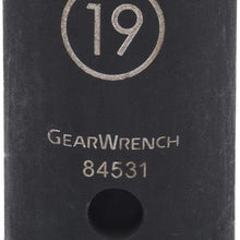 GEARWRENCH 20 Pc. 1/4" Drive 6 Point Standard & Deep Impact SAE Socket Set - 84900