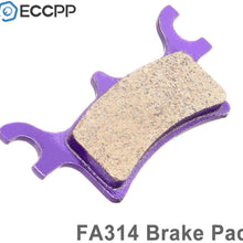ECCPP FA314 Brake Pads Rear Carbon Fiber Replacement Brake Pads Kits Fit for 2002 2003 2004 2005 2006 2007 2008 2009 2010 2011 2012 2013 Magnum,Scrambler,Sportsman,Trail, Xpedition