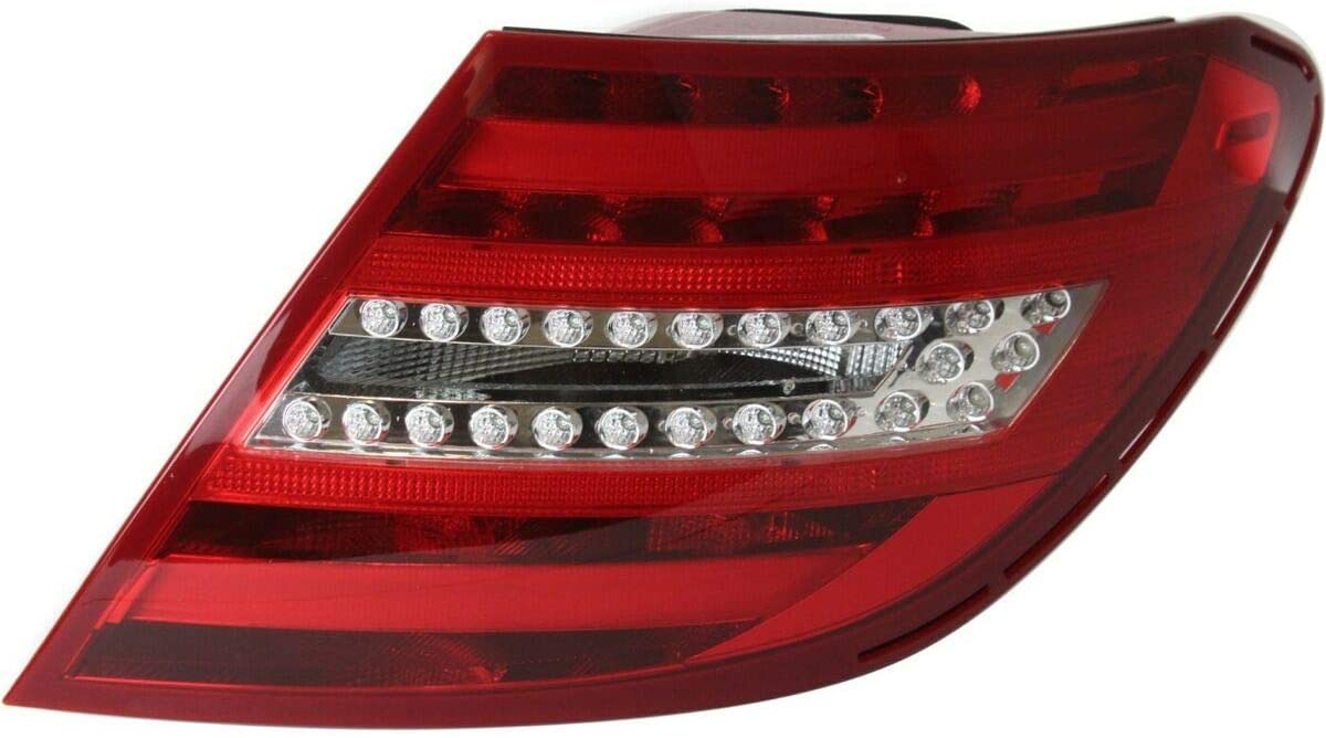 New Replacement for OE Tail Light fits 2012-2013 Mercedes Benz C250 & 2014 C300 RH Coupe & Sedan