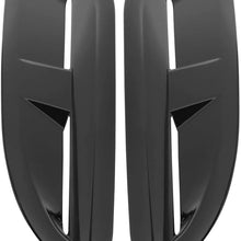 CTZL A Pair Glossy Black Car Vent Scoop Decorative Intake Hood Bonnet Vent Fit for-Jaguar XKR XK8 1997-2015 Hood Scoop