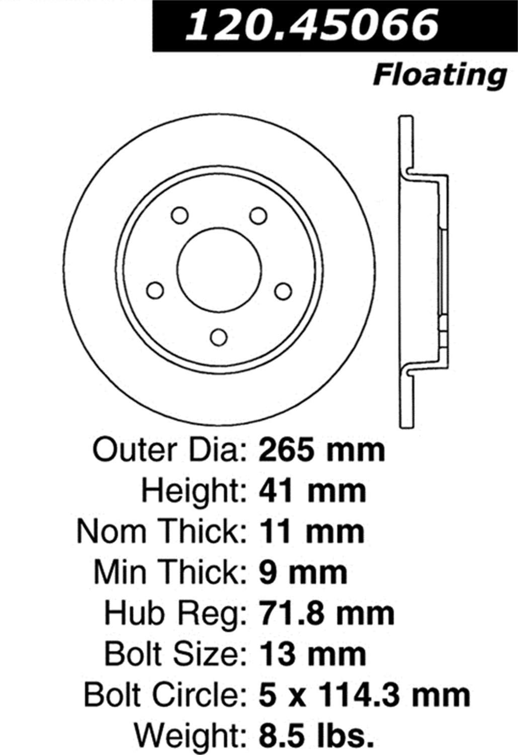 Stoptech 127.45066R Auto Part