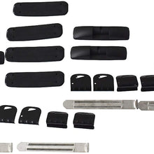 munirater Universal Car Aluminum Top Luggage Roof Rack Cross Bar Carrier Adjustable Window Frame Replacement for 43.3 inch