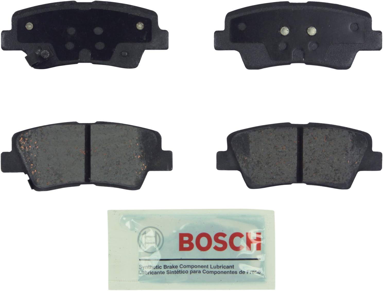 Bosch BE1313 Blue Disc Brake Pad Set for Select Hyundai Sonata and Kia Amanti, Soul - REAR