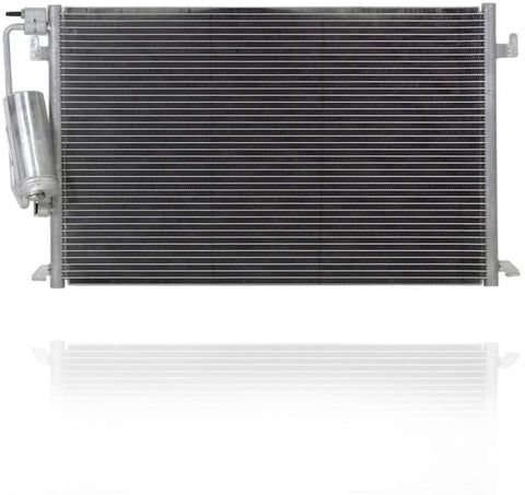A-C Condenser - PACIFIC BEST INC. For/Fit 03-10 Saab 9-3 10-11 9-3X Manual Transmission 2.0L Engine - With Receiver & Dryer - 12793295