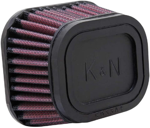 K&N Universal Clamp-On Filter: High Performance, Premium, Washable, Replacement Engine Filter: Flange Diameter: 1.9375 In, Filter Height: 2.25 In, Flange Length: 0.5 In, Shape: Round Tapered, RU-3460