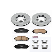 Power Stop KOE1176 Front Brake Kit- Stock Replacement Brake Rotors and Ceramic Brake Pads