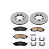 Power Stop KOE1176 Front Brake Kit- Stock Replacement Brake Rotors and Ceramic Brake Pads