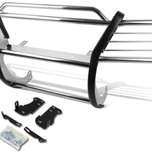 Replacement for Explorer/Mountaineer Front Bumper Protector Brush Grille Guard (Chrome)