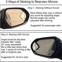 Blind Spot Mirror for Car Truck, Fan Shape Frameless 2'' Small Blindspot Mirror Convex Mirrors,1 Pair (Right & Left, Big Rear Mirrors are Not Included)