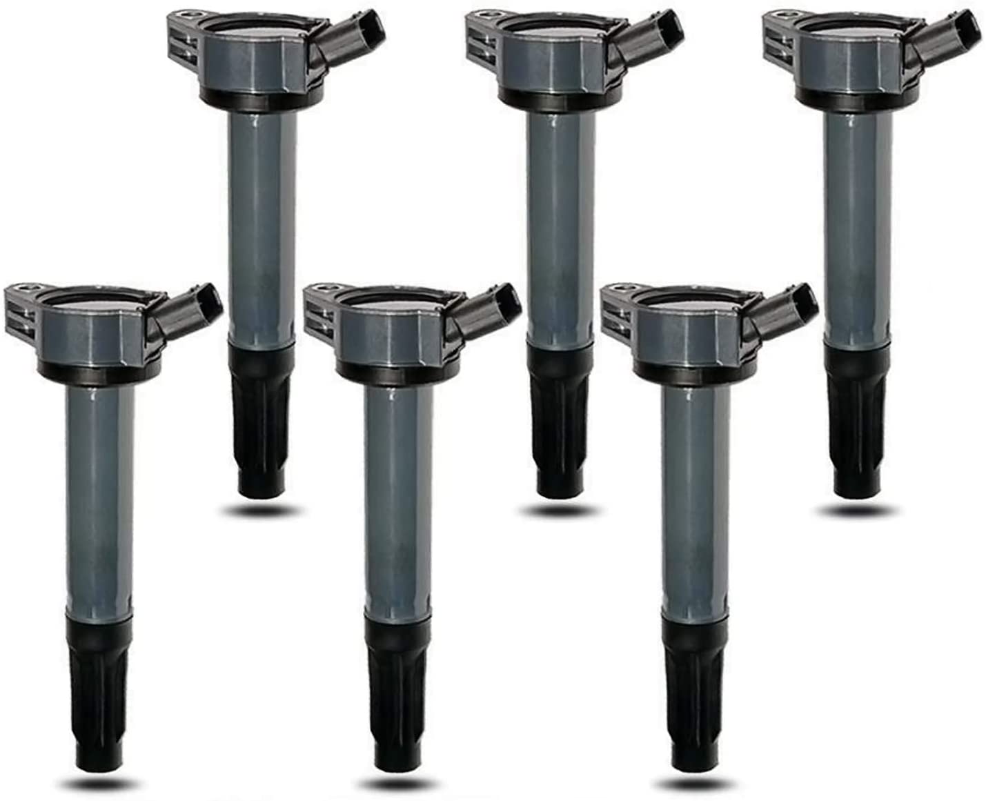 A-Premium Ignition Coils Pack Replacement for Avalon Camry Highlander RAV4 Sienna RX350 ES350 V6 3.5L 6-PC Set (Pack of 6)