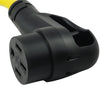 Conntek EV1430T NEMA 14-30P to NEMA 14-50R Pigtail Adapter Compatible with RV and Tesla Use