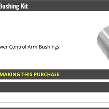 Front Lower Control Arm Bushing Kit (2 Piece) - Compatible with 2001-2005 BMW 325xi