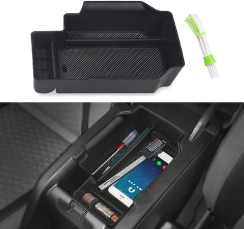 VANJING Center Console Insert Organizer Tray Replacement Compatible for 2015-2019 Chevy Colorado GMC Canyon Accessories with A Cleaner Brush