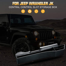 SUNPIE Gear Shift Console Pocket Organizer Gap Filler Storage Box Tray for Jeep Wrangler JK Interior Accessories Seat Side Storage Case