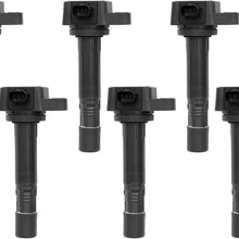 Ignition Coil Pack Set of 6Pcs Replacement for Acura MDX RDX Honda Pilot 3.5L 3.7L V6 Replaces# 5C1722, 30520RN0A01, E1124