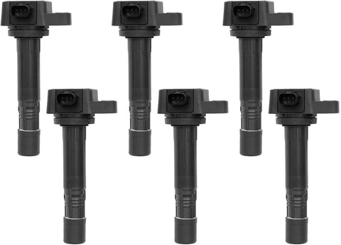 Ignition Coil Pack Set of 6Pcs Replacement for Acura MDX RDX Honda Pilot 3.5L 3.7L V6 Replaces# 5C1722, 30520RN0A01, E1124