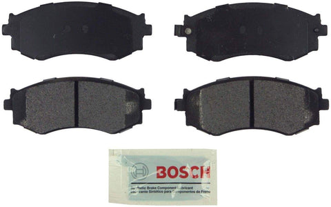 Bosch BE485 Blue Disc Brake Pad Set with Hardware for Select Infiniti and Nissan Vehicles: G20, 240SX, Axxess, Stanza; Front