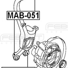 FEBEST MAB-051 Rear Arm Bushing Assembly