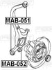 FEBEST MAB-051 Rear Arm Bushing Assembly