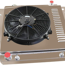 OzCoolingParts 4 Row Core Aluminum Radiator + 16" Fan(160W) w/Shroud + Relay Wire Kit for 1987-2006 88 89 90 91 92 93 94 95 96 97 98 99 00 01 02 03 04 05 Jeep Wrangler YJ TJ 2.4L 2.5L 4.0L 4.2L, L4 L6