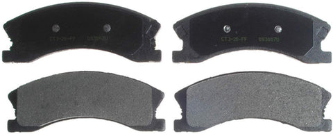 ACDelco 14D945M Advantage Semi-Metallic Front Disc Brake Pad Set