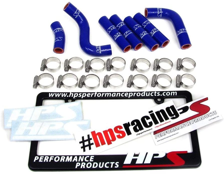 HPS 57-1344-BLUE Blue Silicone Heater Hose Kit Coolant