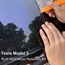 ROCCS Tesla Model 3 Roof Wind Noise Reduction Kit, Windshield Guard Noise Lowering Dampening Quiet Seal [Upgraded]