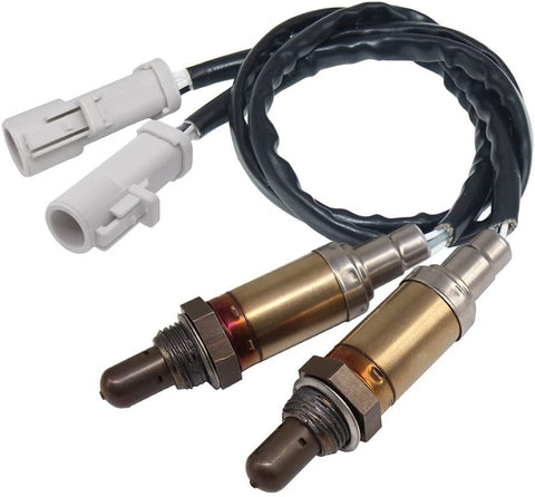 HuiJin 15717 15716 15718 15719 2Pcs O2 Oxygen Sensor Front Rear Down Or Upstream For Ford Lincoln Mazda Mercury