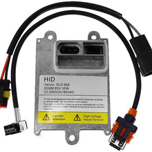 QKPARTS 1x D1S D1R D1C Ballast Replacement Stock Light 35W with AMP Cable