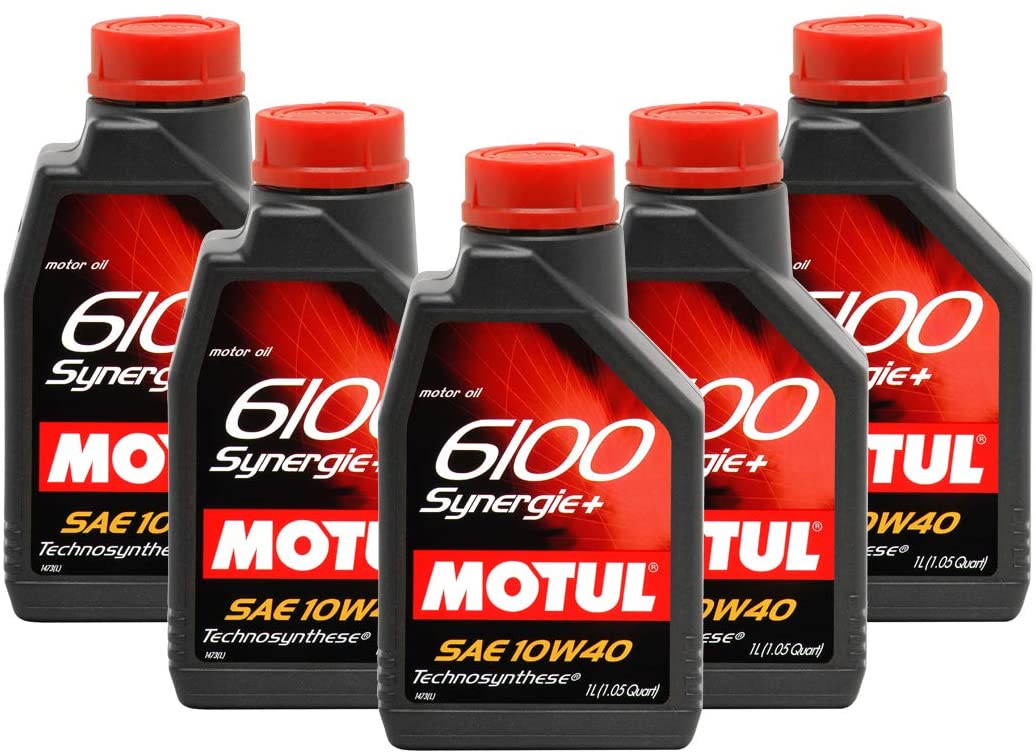 Motul 6100 Synergie+ 10W40 Engine Oil (5 Liters)