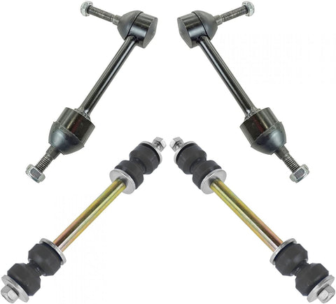 4 Piece Kit Stabilizer Sway Bar End Link Front Rear LH RH for Ford Lincoln