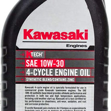 Replaces Kawasaki 24PK Quart Genuine OEM 4 Cycle Engine Oil K-TECH SAE 10W-30 99969-6081