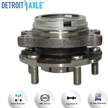 Detroit Axle - Both Front Wheel Hub & Bearing Assembly Replacement for Nissan Altima Maxima Quest Pathfinder Murano/Infiniti JX35 QX60-2pc Set