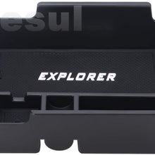 Vesul Updated Designed Armrest Secondary Storage Box Glove Pallet Center Tray Console Organizer Compatible with Ford Explorer 2012 2013 2014 2015 2016 2017 2018 2019