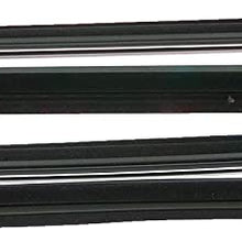 APDTY 143689 Door To Window Glass Rubber Dew Wipe Weatherstrip Seal 4-Door Set