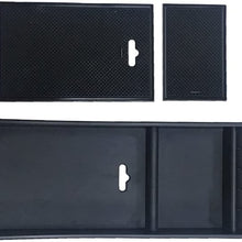 Oceson Center Console Armrest Insert Organizer ABS Tray Pallet Storage Box Container with USB Hole for Ford F150 2015 2016 2017 2018 2019 2020